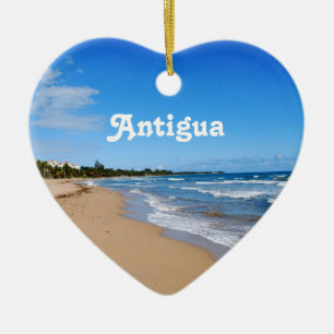 Antigua strand julgransprydnad keramik