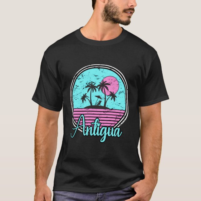 Antigua Travel eller T Shirt (Framsida)