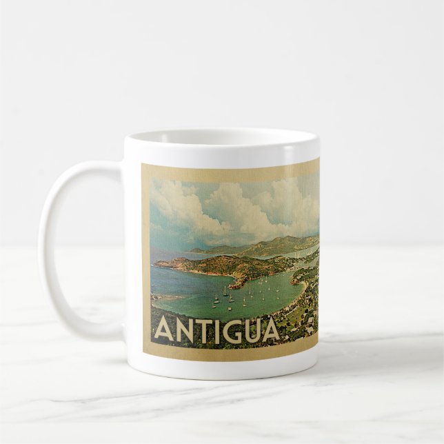 Antiguakaffe Mugg Vintage resor (Vänster)
