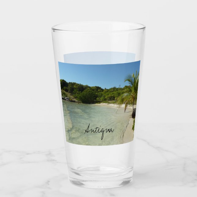Antiguan Beach Bevackert tropiskt liggande Glaskopp (Framsida)