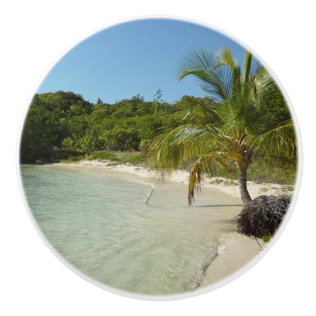 Antiguan Beach Bevackert tropiskt liggande Knopp (Framsidan)