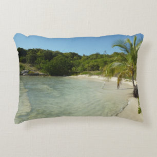 Antiguan Beach Bevackert tropiskt liggande Prydnadskudde