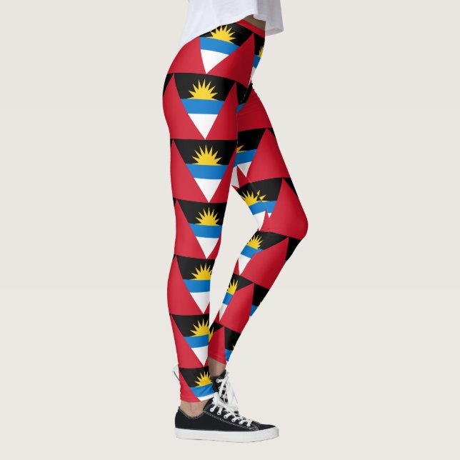 Antiguan och Barbudan flagga Leggings (Höger)