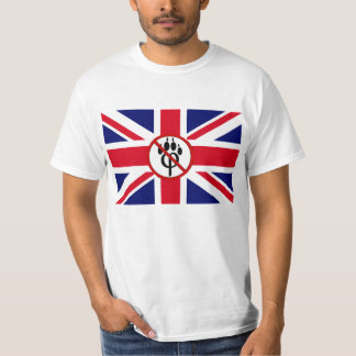 antihårig klassisk flagga t shirt