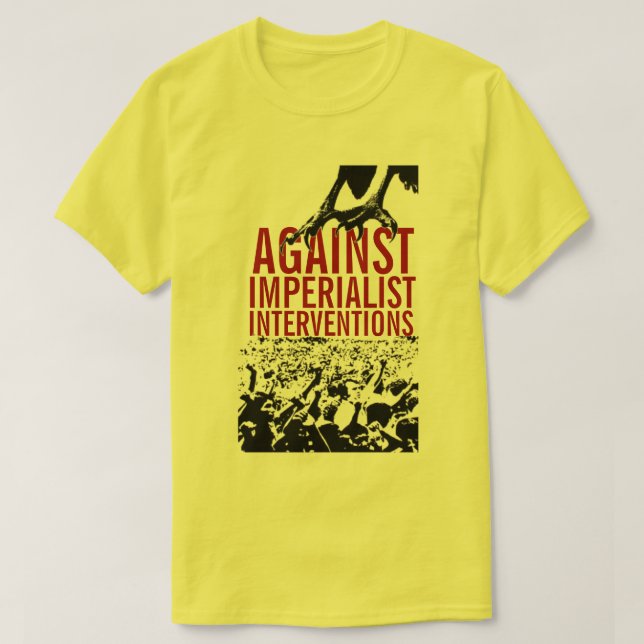 ANTIIMPERIALIST TEE SHIRT (Design framsida)