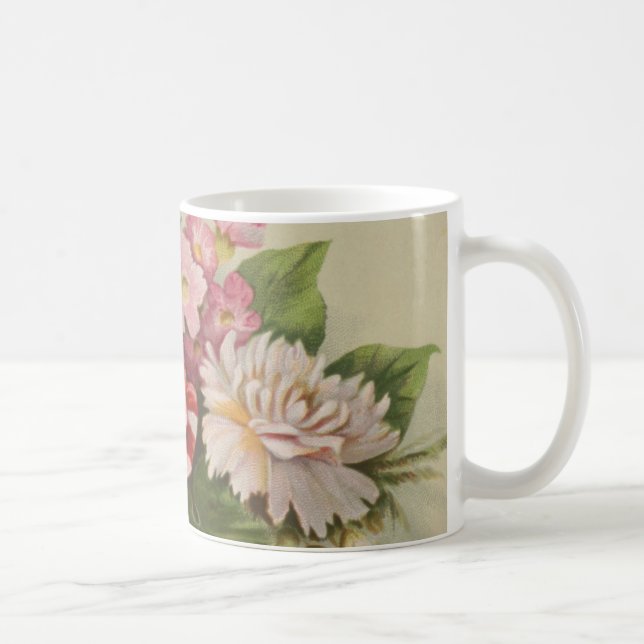 Antik Alla hjärtans dag, L. Prang & Co., 1882  Kaffemugg (Höger)