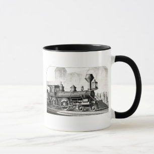 Antik American Locomotive Steam Engine Mugg