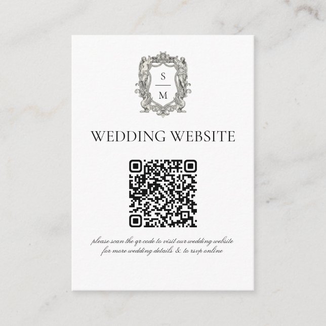 Antik Barock Fin Konst Renässans Minimalistisk Tilläggskort (Framsida)