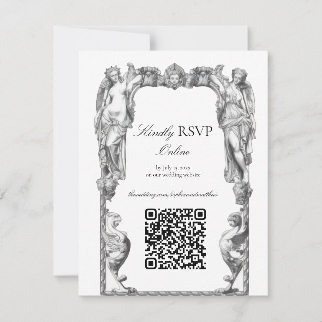 Antik Barockstaty Fin Konst Renässans Online OSA Kort (Framsida)