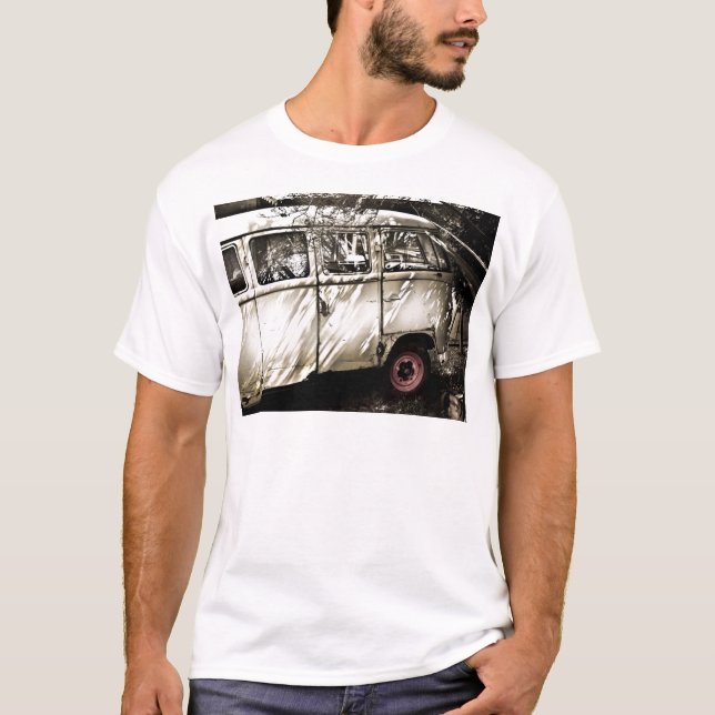 antik bil t-shirt (Framsida)