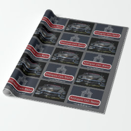 Antik Bilbyggnad Presentpapper
