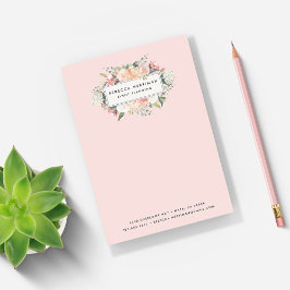 Antik Blommigt | ROSA Post-it Block