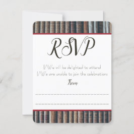 Antik bokhylla RSVP / Svarskort OSA Kort