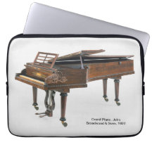 Antik Broadwood flygel Musikinstrument