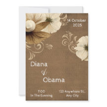 Antik brun och beige vas