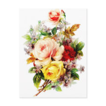 Antik bukett för dig vykort