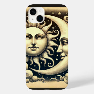 Antik Celestial Sol & Måne