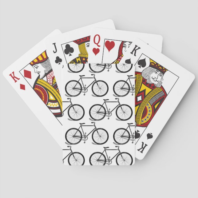 Antik Cykel Konst EGENDESIGNAD BAKGRUNDSFÄRG Casinokort (Baksidan)