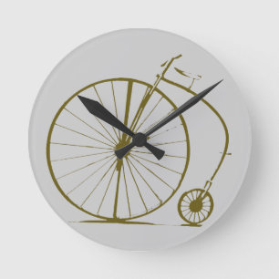 Antik cykel rund klocka