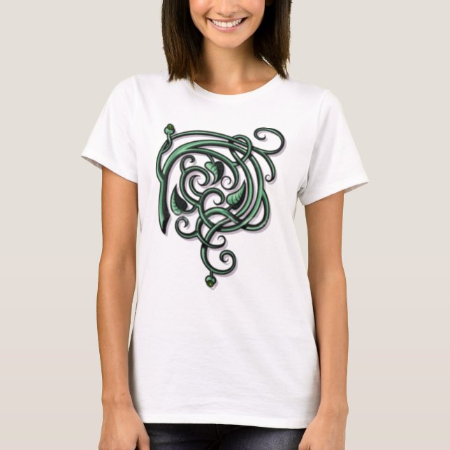 Antik dekorativ smak t shirt (Framsida)