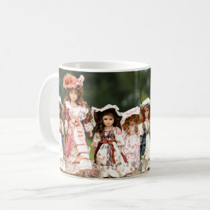 Antik docka kaffemugg