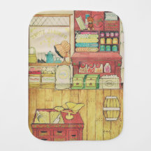 Antik Dockskåp Country Store Burp Cloth