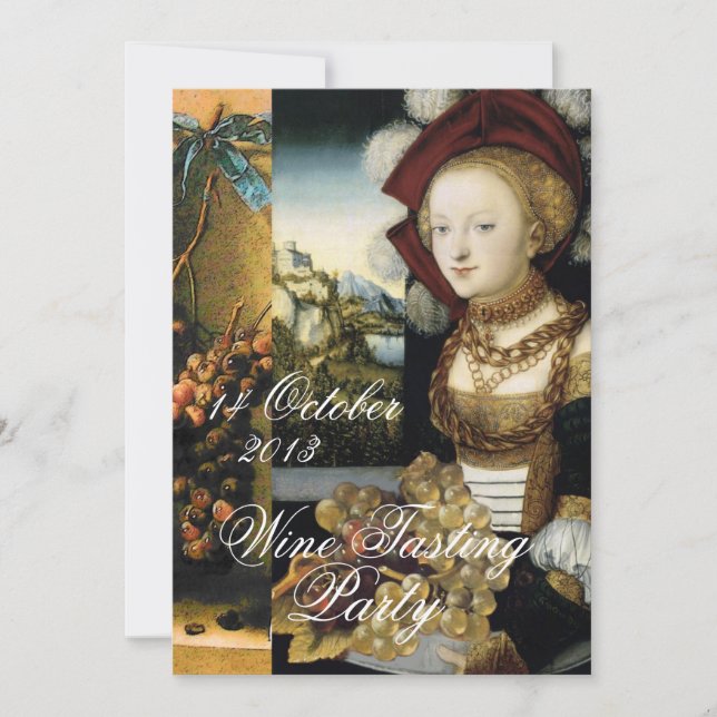 ANTIK DRUVODLING VINSMAKNINGSFEST INBJUDNINGAR (Framsida)