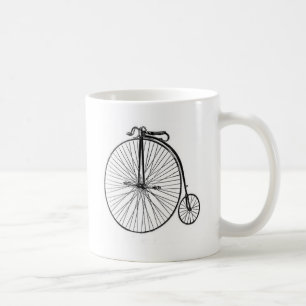 Antik encentmyntFarthingcykel Kaffemugg