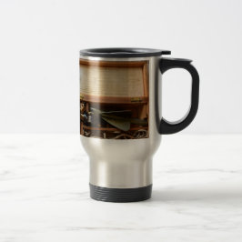 Antik fartygslogg resemugg