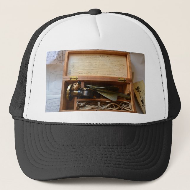 Antik fartygslogg truckerkeps (Framsida)