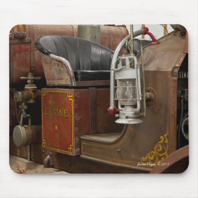 Antik Firetruck Musmatta (Framsidan)