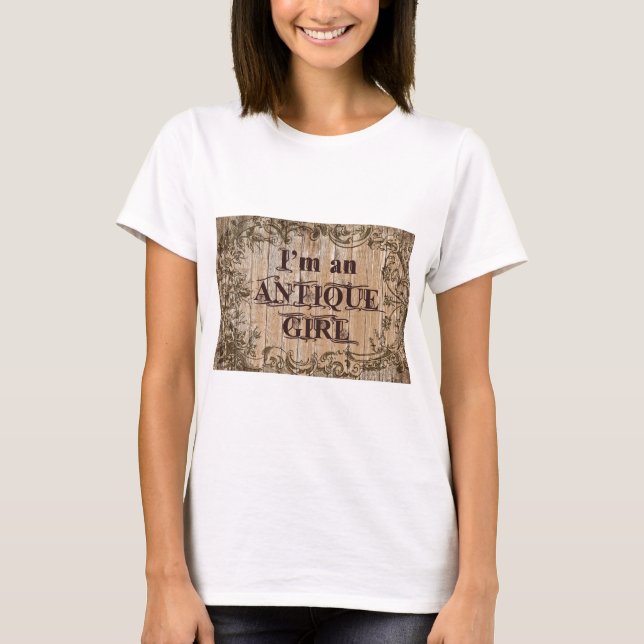 Antik flicka tee shirt (Framsida)