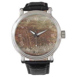 Antik flygkarta, San Francisco City, Kalifornien Armbandsur