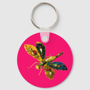 ANTIK Fuchsia för SLÄNDAJUVELrosor Nyckelring