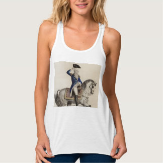 Antik George Washington till häst | 250 USA Linne Med Racerback