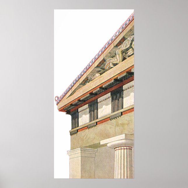 Antik grekisk arkitektur, Atentempplet Poster (Framsidan)