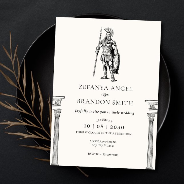 Antik grekisk soldatimperium  inbjudningar (Skapare uppladdad)