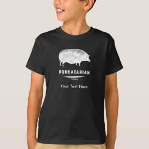 Antik grisbaconälskare roliga Porkatarian T Shirt
