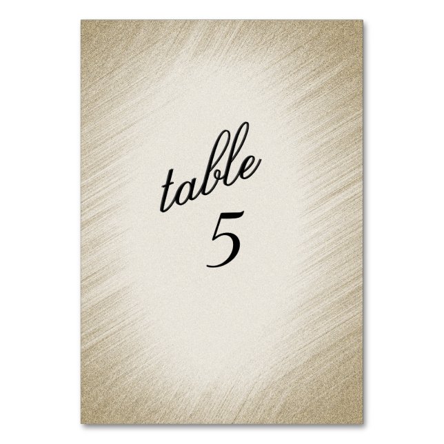 Antik Guld Bordnummer Bordsnummer (Framsidan)