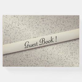 Antik guld glitter gästbok