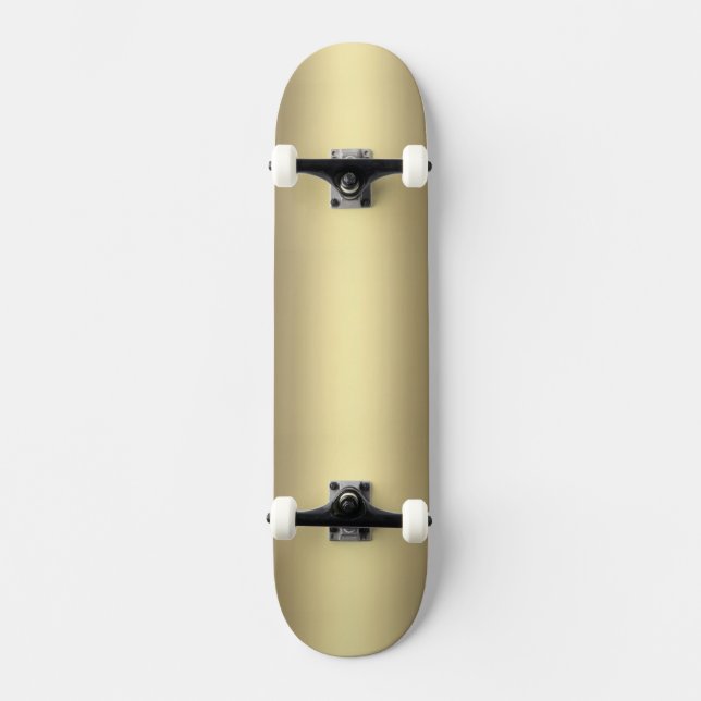 Antik guld skateboard bräda 21,5 cm (Framsida)
