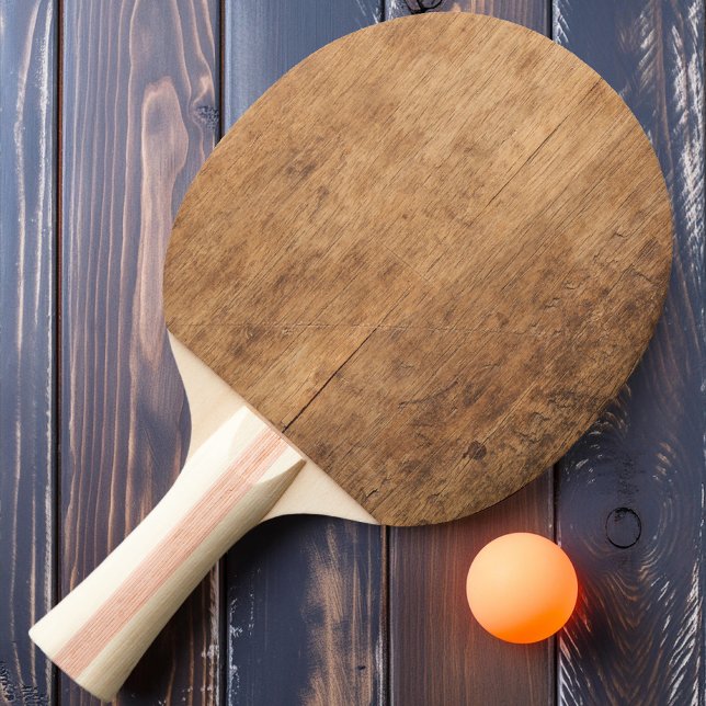 Antik hackkloss pingisracket (Skapare uppladdad)