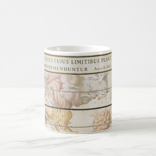 Antik himmels karta, astronomi av John Seller Kaffemugg (Center)