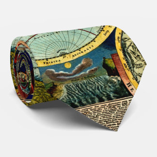 Antik historia för konst för vintage för slips