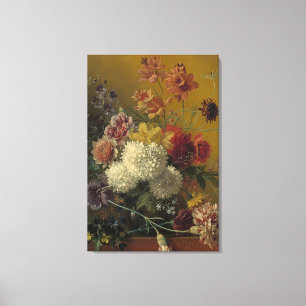 Antik Holländsk mästare Blommor Georgius van Os 18 Canvastryck