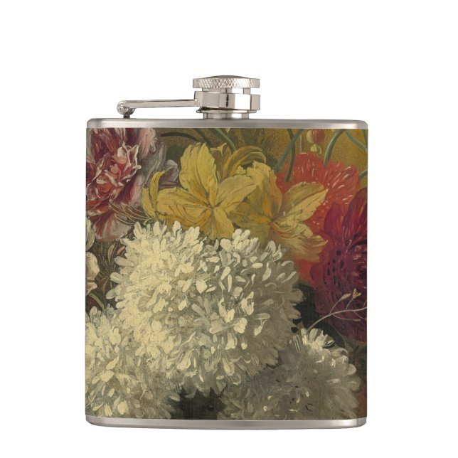Antik Holländsk mästare Blommor Georgius van Os 18 Fickplunta (Framsidan)