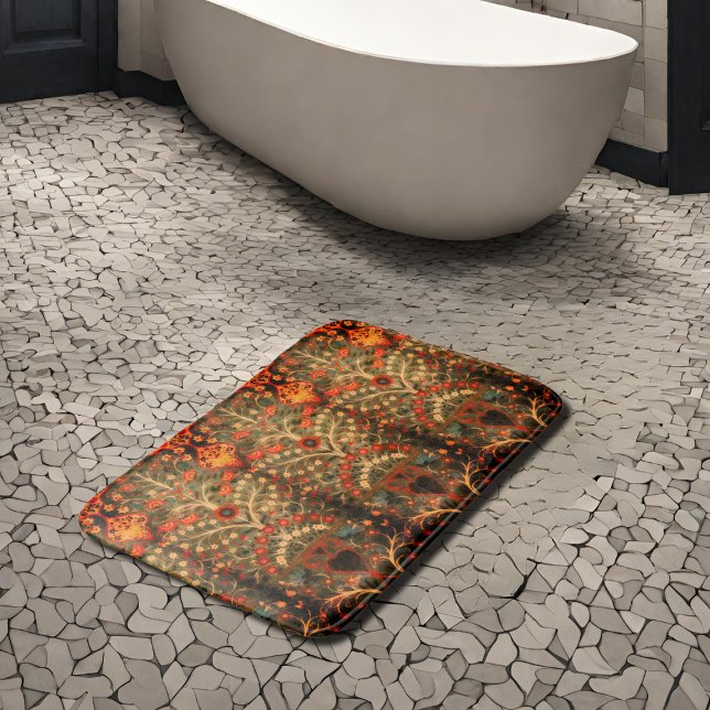 Antik indisk textildesign badrumsmatta (Skapare uppladdad)