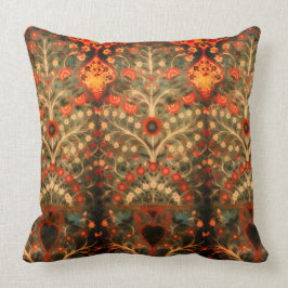 Antik indisk textildesign kudde