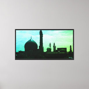 Antik Iran Qom Fatimas moské Canvastryck