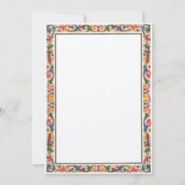 Antik italiensk kant 5 x 7 bröllop inbjudningar